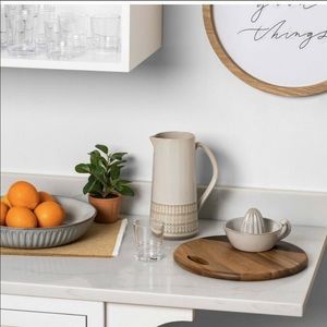 Hearth & Hand Exposed Clay Pitcher - Cream